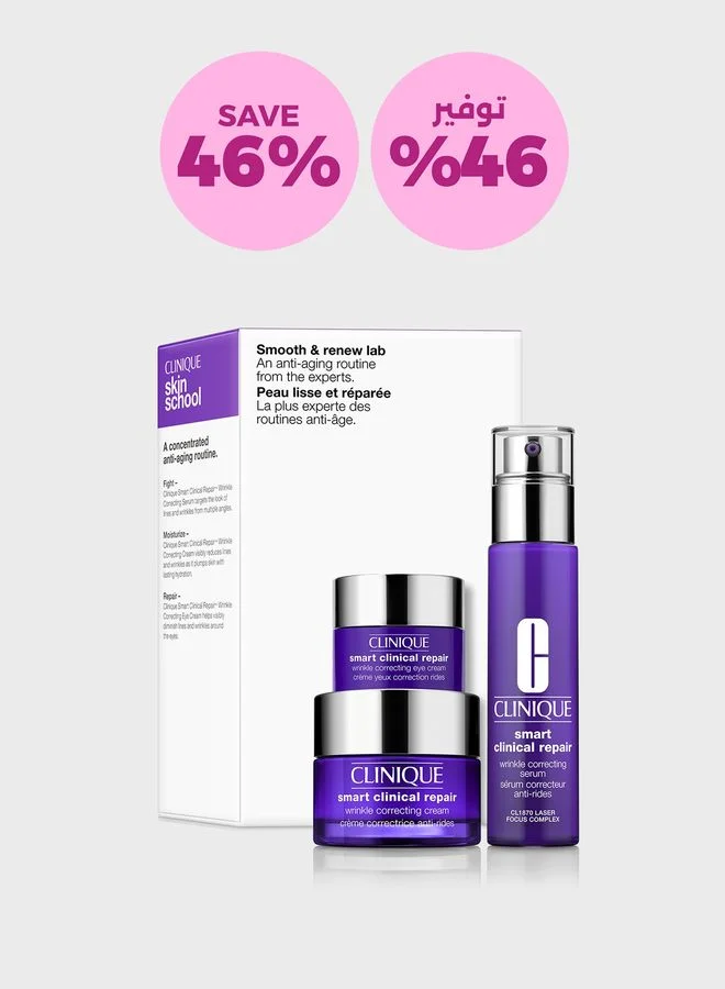 CLINIQUE Smooth Renew Lab Set, Savings 46%