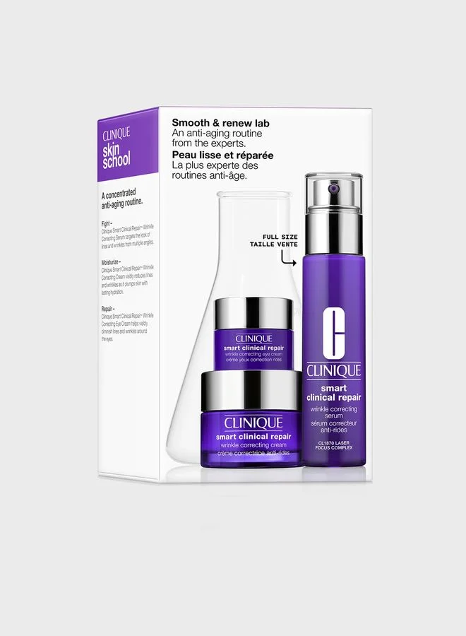 CLINIQUE Smooth Renew Lab Set, Savings 46%