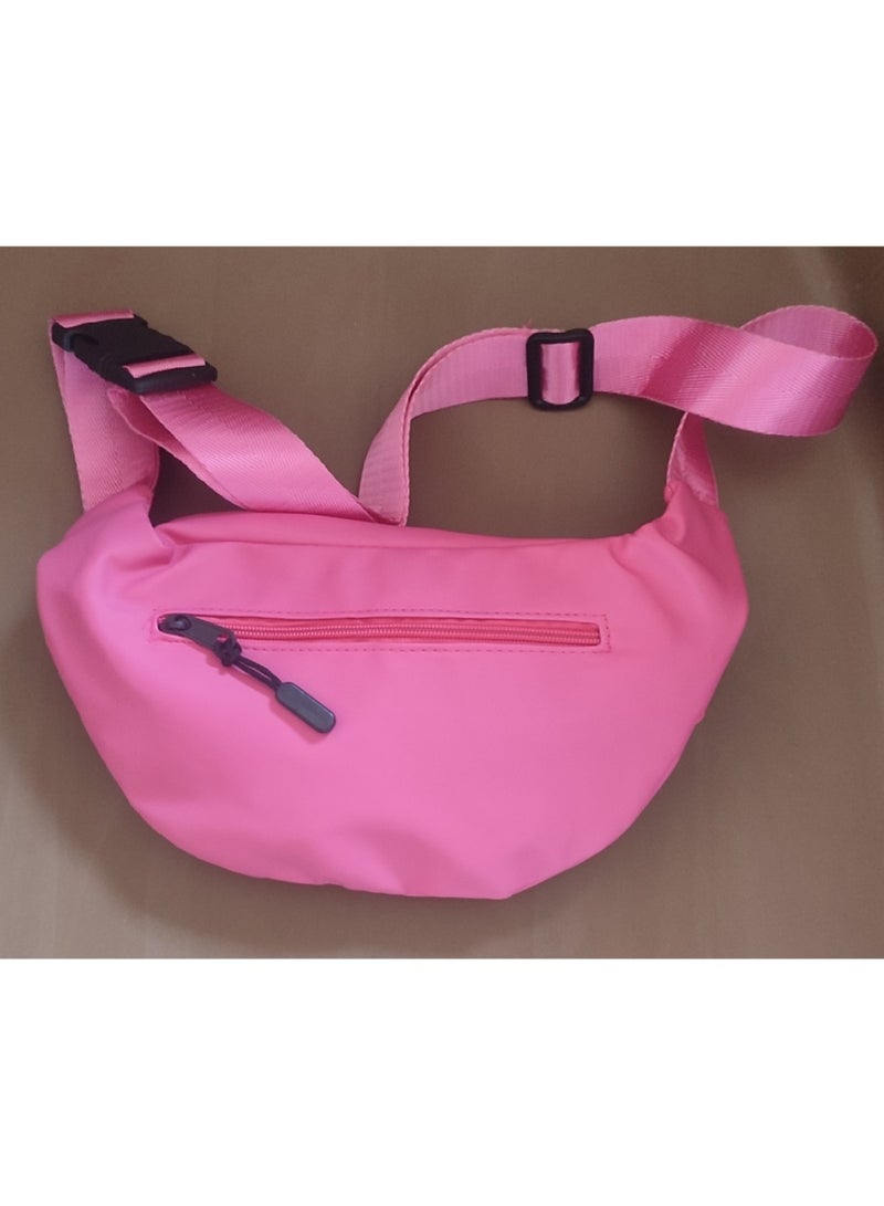 Pink waterproof crossbody bag - high quality material - Image 3