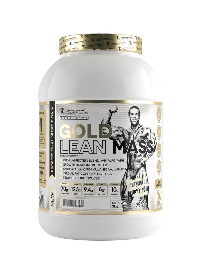 كيفين ليفرون كيفن ليفرون جولد لين ماس 3 كجم بنكهة الشوكولاتة، 15 حصة