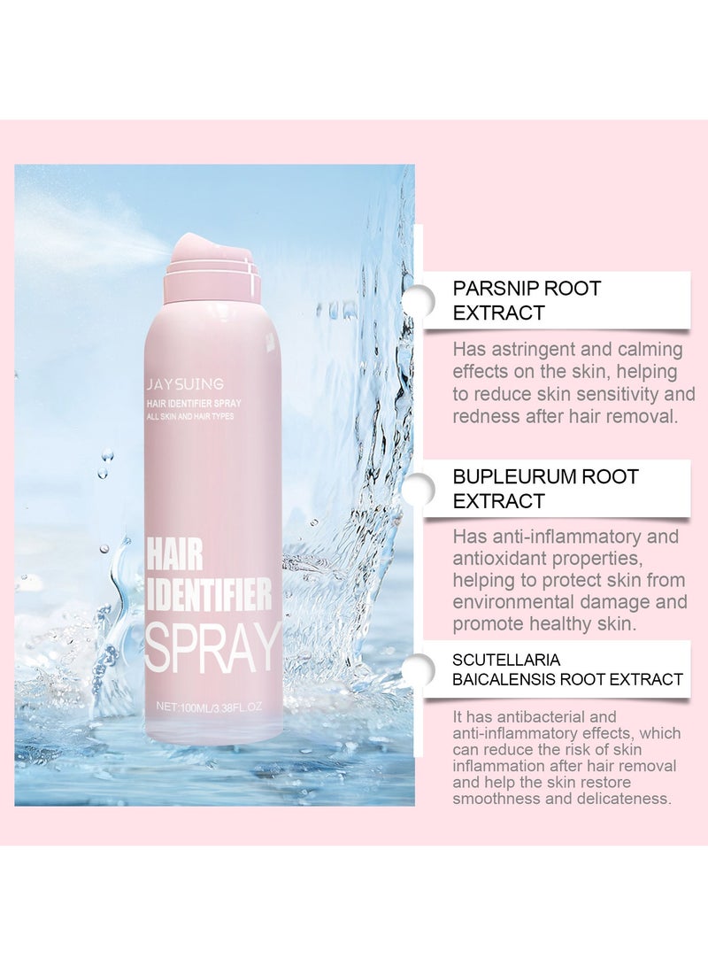 Jaysuing Hair identifier Spray Set for Face Shaving, Moisturizing Skin Care Mist with 4 Razor Blades - Image 1