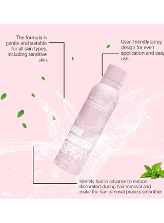 Hair identifier Spray Set for Face Shaving, Moisturizing Skin Care Mist with 4 Razor Blades - view 2