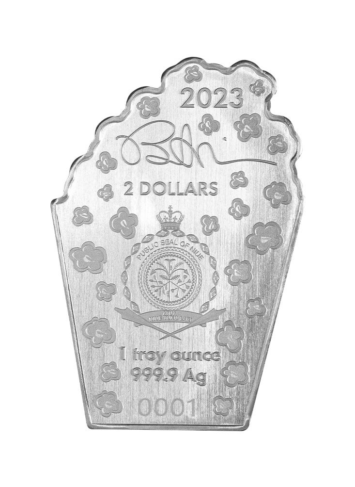 PAMP RAK GOLD Burton Morris American Icons 1oz Silver Coin PAMP - Pop  - Image 4