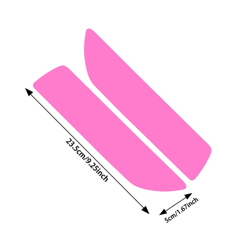 TOMALL Fog Light Vinyl Smoke Tint Films Compatible with Nissan Sentra XL 2020 2021 2022 Fog Lamp Light Transmission Stickers Self Adhesive Exterior Decoration Trim for Car (Pink) - Image 2