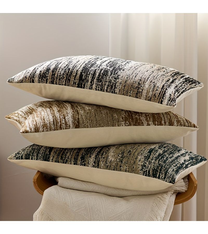 Jacquard Chenille Throw Pillow Cover Sky Blue 17 72 Inch Nordic Style Living Room Sofa Bed Decor - Image 5