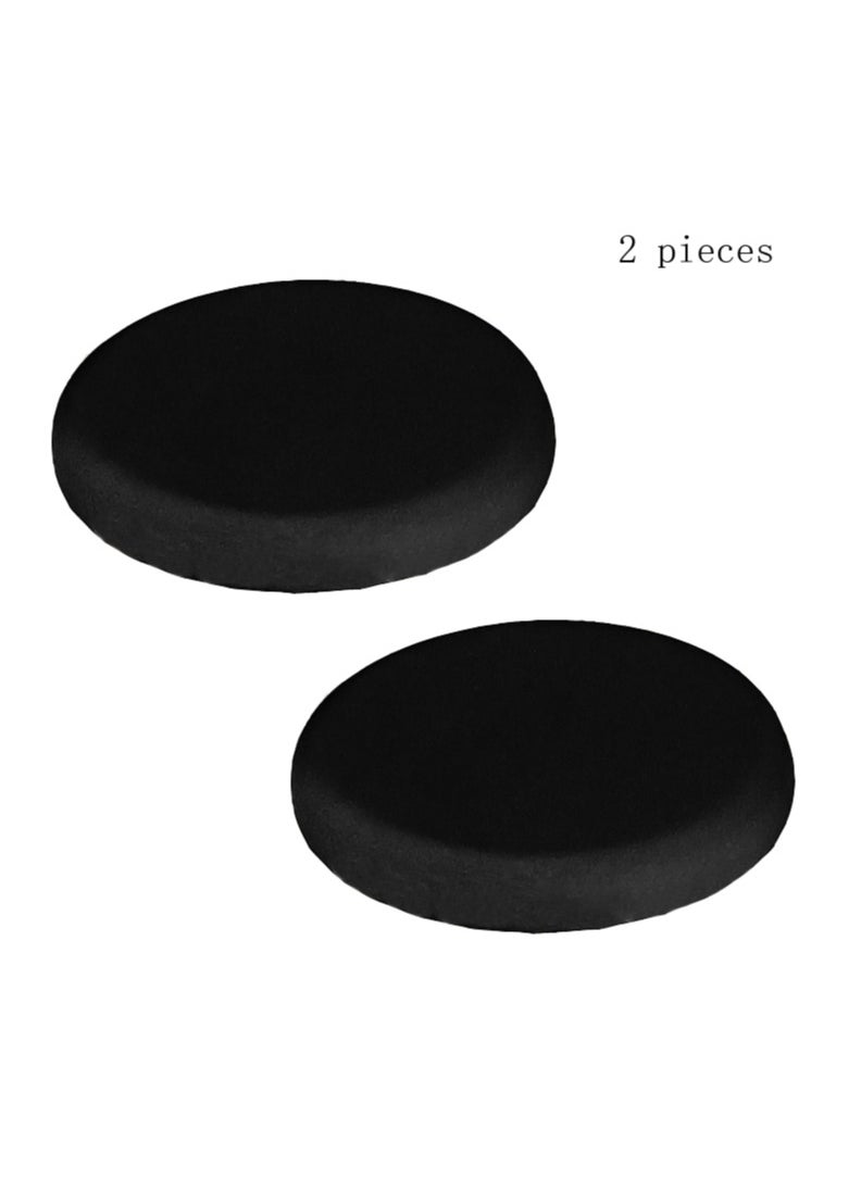 Generic 2 Pcs Barstool Cover,Round Chair Cover,Non-Slip,Black  - Image 2