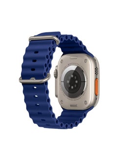Generic Soft Silicone Ocean Band Compatible With Apple Watch Ultra Band 49mm,45mm,44mm,42mm For Men Women High Quality Adjustable Bands  - Image 2
