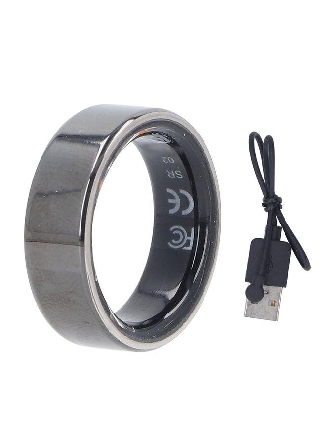 Thoraya Smart Health Ring Stainless Steel Black Lightweight Sleep Monitoring Health Ring for Fitness Sports 20  - Image 1