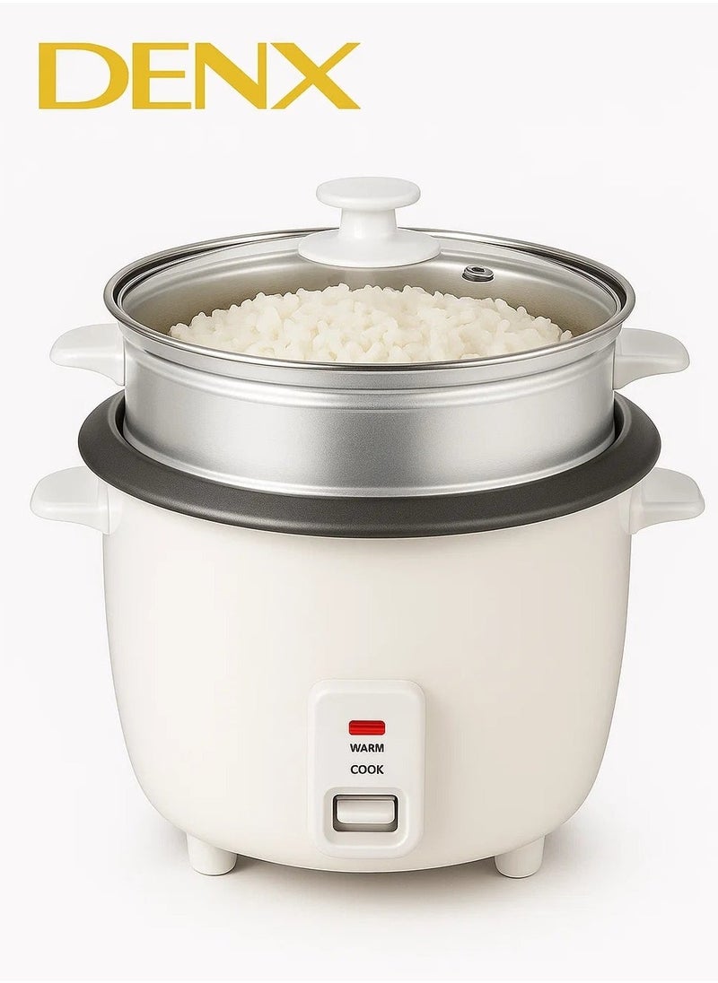 Denx 350W Smart Electric Rice Cooker (0.6L) – Mini Energy-Efficient Rice Steamer & Soup Maker For Home, Dorm, Or Travel Use - Image 5