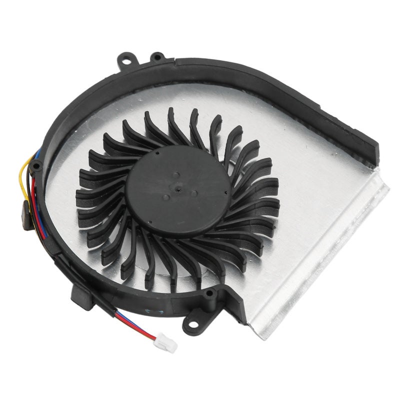 مروحة تبريد 4 دبابيس لوحدة المعالجة المركزية ووحدة معالجة الرسوميات لأجهزة MSI GE62VR GL62M GP62MVR - مبرد لابتوب متين من سبائك الألومنيوم والبلاستيك ABS - تحسين الكفاءة وتقليل درجة الحرارة - Image 3