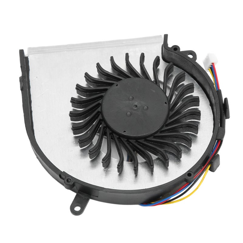 مروحة تبريد 4 دبابيس لوحدة المعالجة المركزية ووحدة معالجة الرسوميات لأجهزة MSI GE62VR GL62M GP62MVR - مبرد لابتوب متين من سبائك الألومنيوم والبلاستيك ABS - تحسين الكفاءة وتقليل درجة الحرارة - Image 4