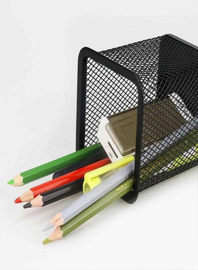 BKQPTL 360 Degree Rotating Desk Organizer, Pencil Pen Stationary Holder Stand for table, Plastic Rotating Desk Pen stand with 5 Compartment, Art Supplies,Pencil Cup for Office,School,Home (1, Green) - Image 5