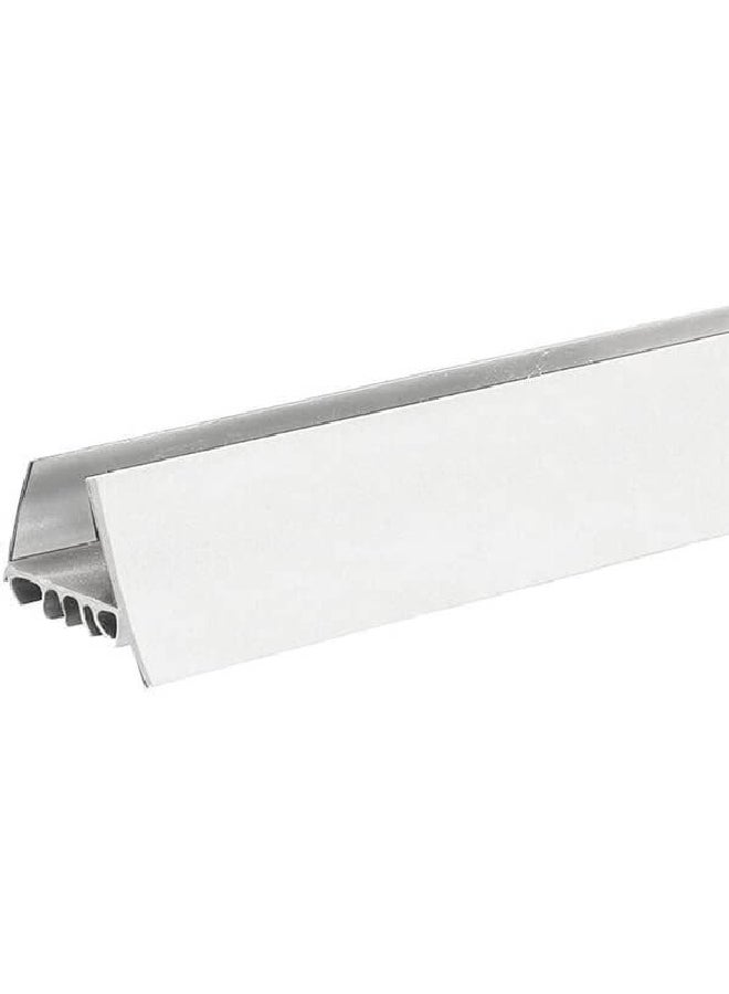 Randall Slide On Door Sweep for Metal and Wood Doors White 5 x 6 x 92 cm P-77-WH - Image 1