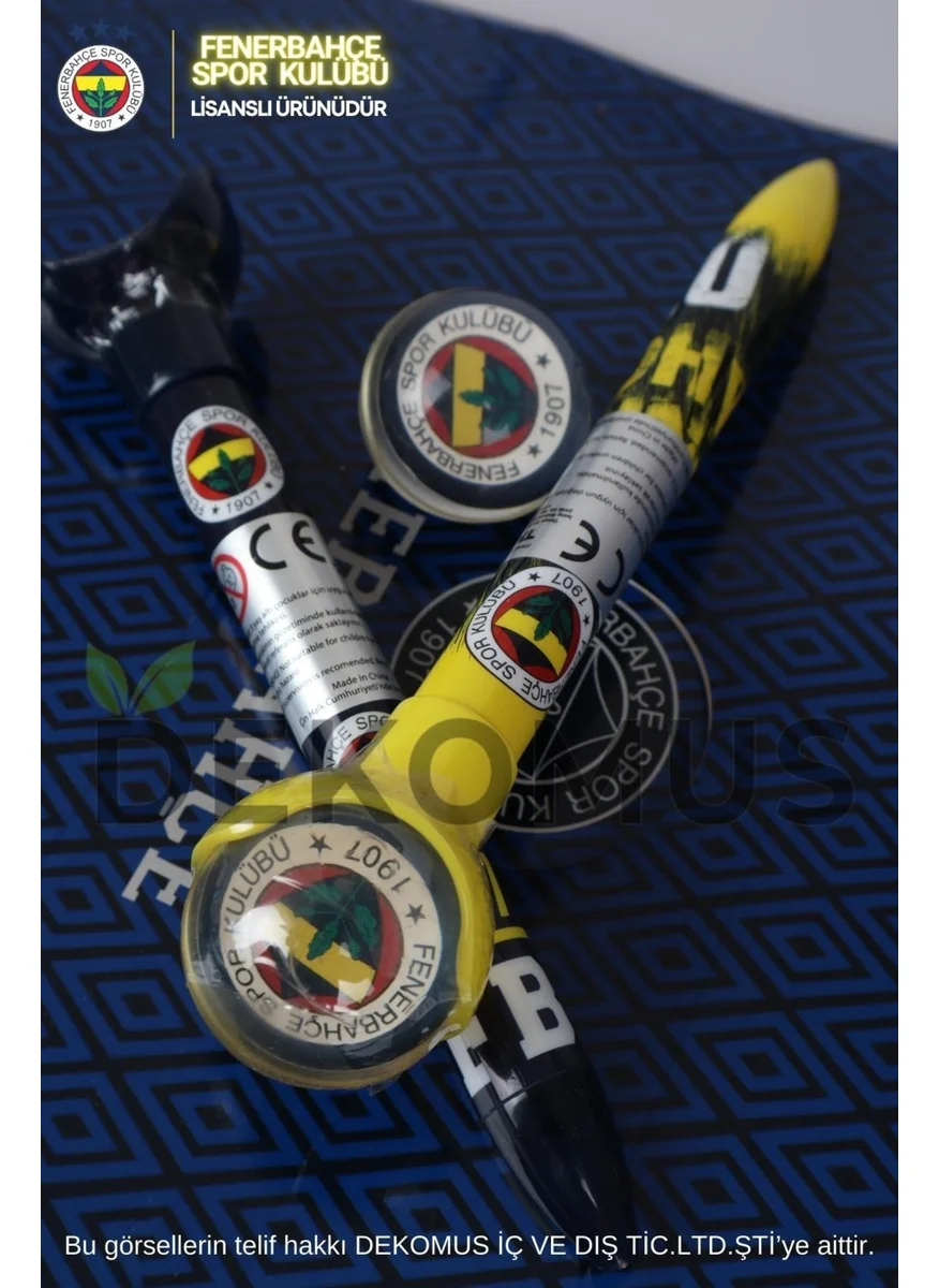 Fenerbahçe 2024 New Season Licensed Ball Headed Versatile Tip Pen 0.7 mm