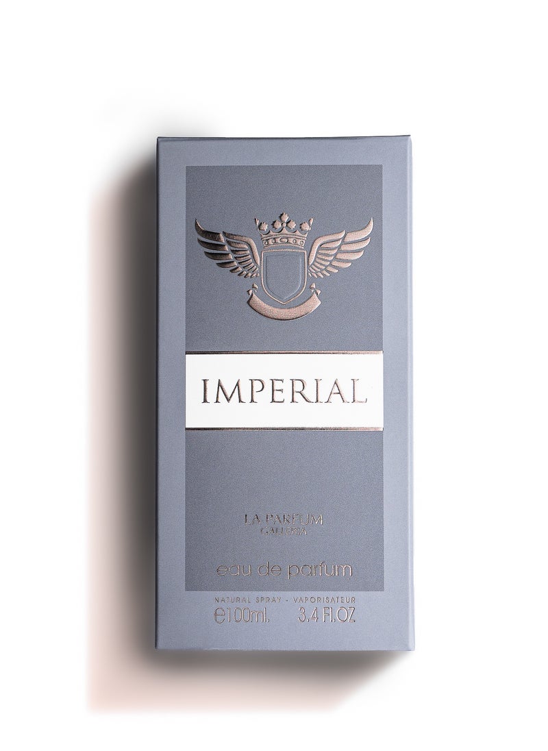 La Parfum Galleria - Imperial Eau de Parfum by La Parfum Galleria | A Regal Men's Woody Aquatic Fragrance | Crafted for Timeless Sophistication and Bold Elegance | 100 ML of Pure Luxury - Image 1