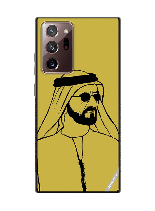 VR CREATIVE Protective Case Cover For Samsung Galaxy Note20 Ultra 5G Sheikh Mohammed Bin Rashid Al Maktoum Design Multicolour - Image 1
