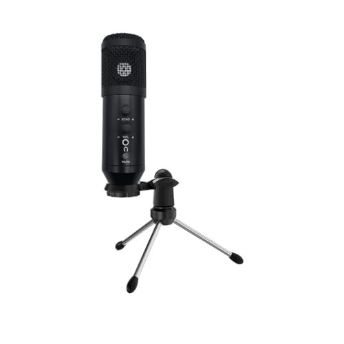 Audio Array AM-C41 Plug & Play AI Noise Cancellation USB Condenser Microphone | Mute Button/Echo/Volume Knob | Kit with Tripod, Mic Cover | Gaming, Streaming, Podcast | Mac/PC/Laptop/Mobile - Image 1