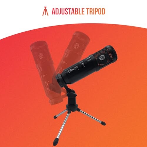 Audio Array AM-C41 Plug & Play AI Noise Cancellation USB Condenser Microphone | Mute Button/Echo/Volume Knob | Kit with Tripod, Mic Cover | Gaming, Streaming, Podcast | Mac/PC/Laptop/Mobile - Image 5