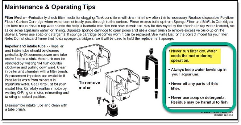 Penn Plax Penn-Plax Cascade 300 Power Filter â€“ Hang-On Filter with Quad Filtration â€“ Great for Freshwater and Saltwater Setups - Image 2