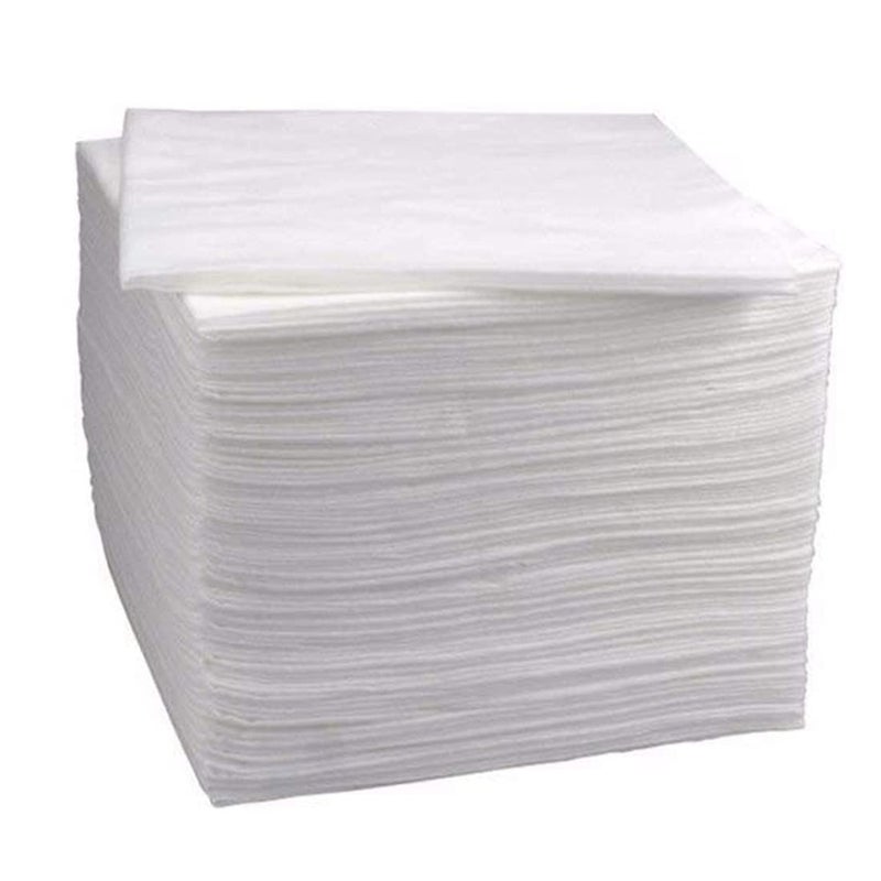 SWEETPEAFxSoft Disposable NonWoven ClothFabric Facial Tissue  Dry Wipe Cleaning Beauty Towel Salon Use Makeup Removal  Durable Multipurpose Tissue Napkin Dry Hanky 12  12 100pcs - Image 1