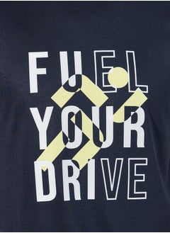 Styli Slogan Print Short Sleeve Running T-Shirt  - Image 3