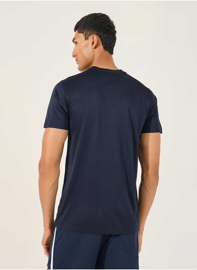 Styli - Slogan Print Short Sleeve Running T-Shirt - Image 1