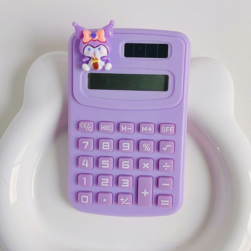 Mini Calculator Cute Cartoon Portable Creative Calculator For Primary School Students Small Handheld Cute Portable - Image 1