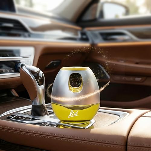 Cycle Lia Car Freshener Gel|Citric Tango (Refresh) Fragrance 45 Gm|Lia Dashboard Gel Car Air Freshener|Car Perfume Car Accessories - Image 1