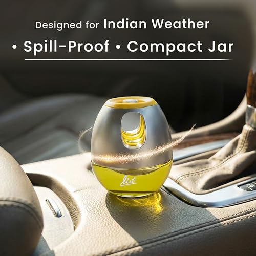 Cycle Lia Car Freshener Gel|Citric Tango (Refresh) Fragrance 45 Gm|Lia Dashboard Gel Car Air Freshener|Car Perfume Car Accessories - Image 4