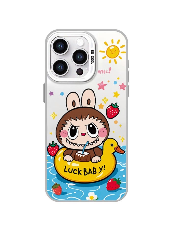 عام غطاء "الوحش اللطيف" لآيفون 16 برو - رسومات ممتعة تناسب السيدات، غطاء PC ناعم أنيق وبارد. - Image 1