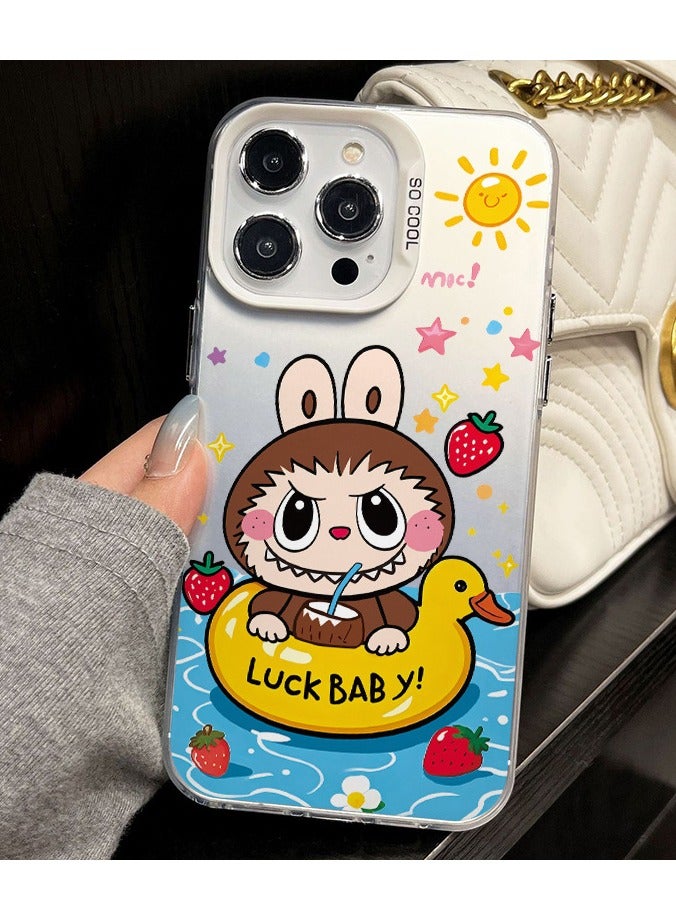 عام غطاء "الوحش اللطيف" لآيفون 16 برو - رسومات ممتعة تناسب السيدات، غطاء PC ناعم أنيق وبارد. - Image 3