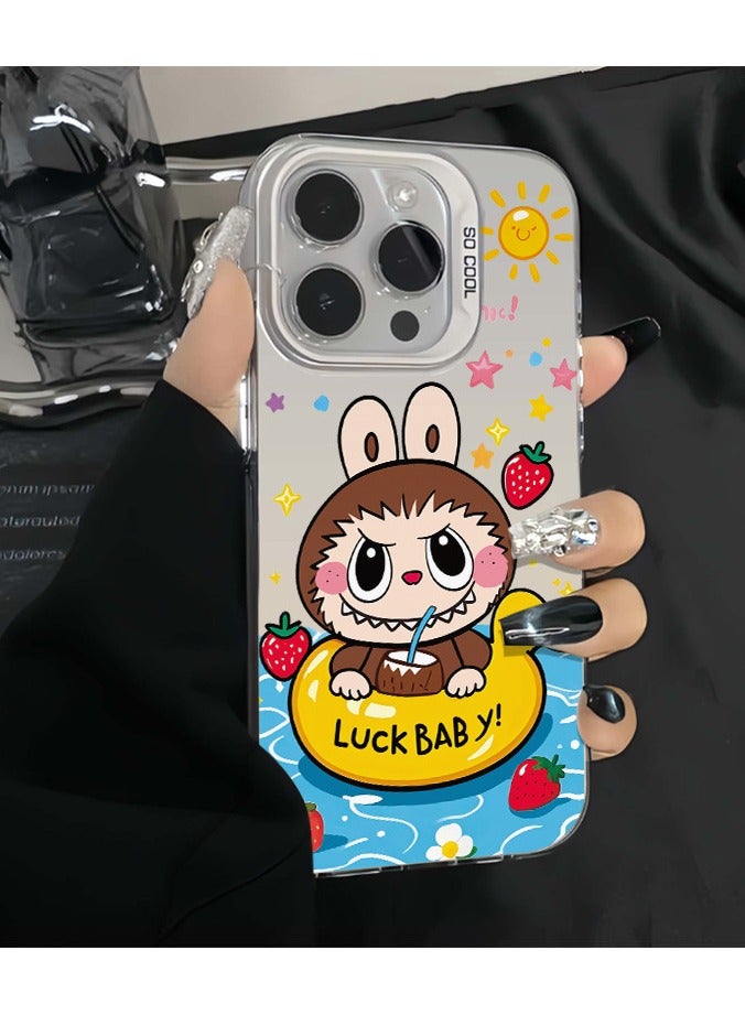 عام غطاء "الوحش اللطيف" لآيفون 16 برو - رسومات ممتعة تناسب السيدات، غطاء PC ناعم أنيق وبارد. - Image 4