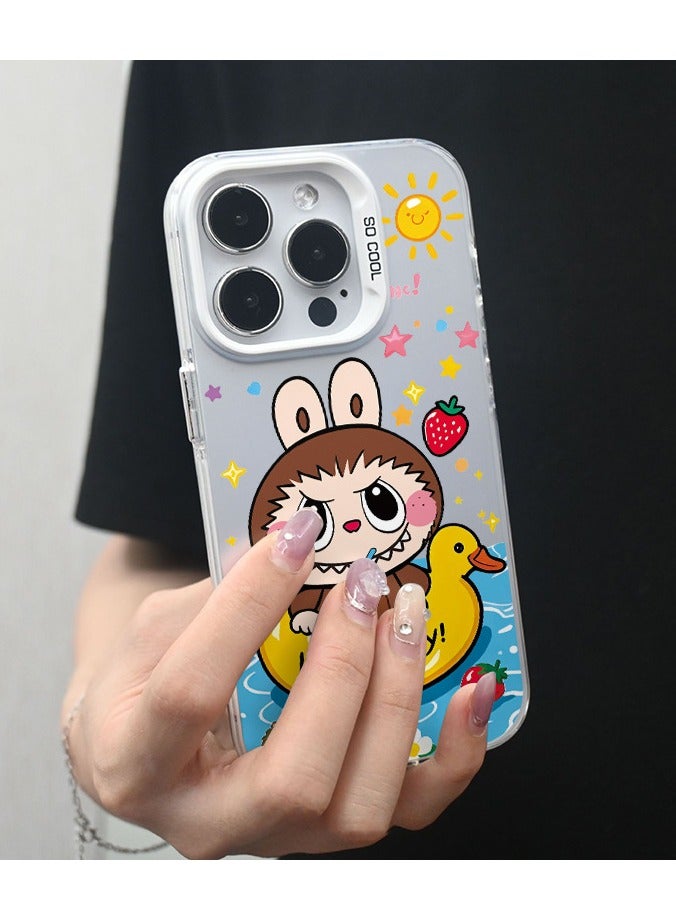 عام غطاء "الوحش اللطيف" لآيفون 16 برو - رسومات ممتعة تناسب السيدات، غطاء PC ناعم أنيق وبارد. - Image 2