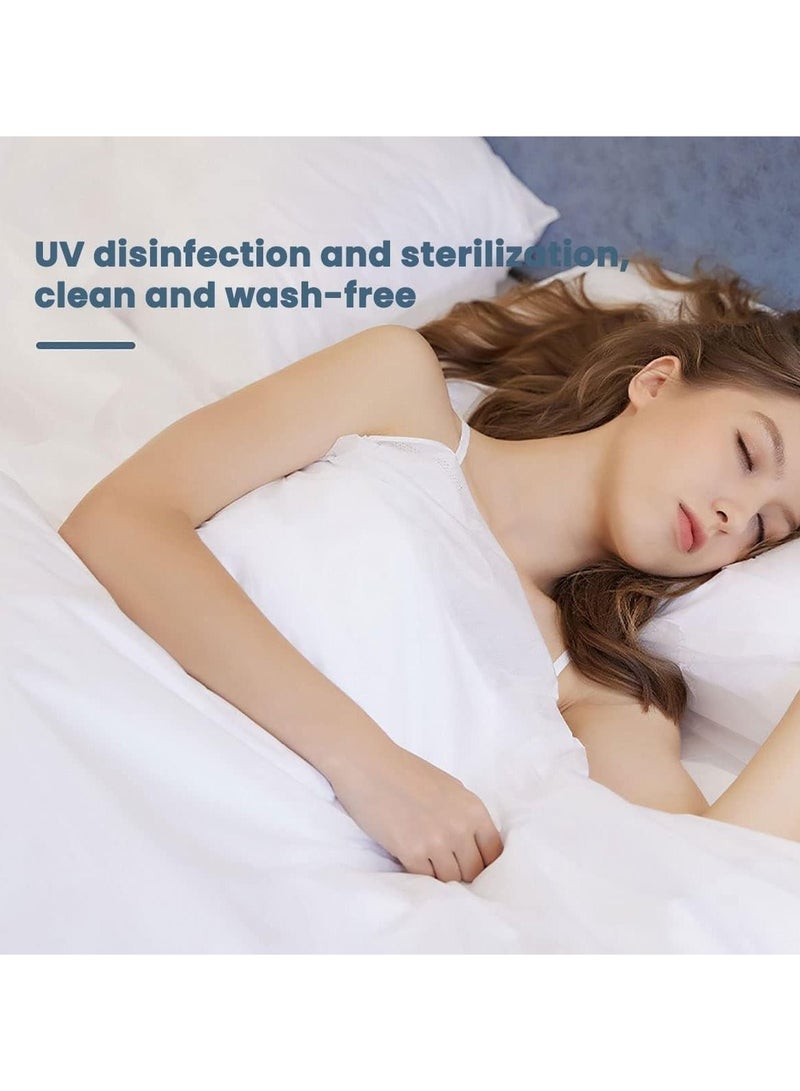 SYOSI 4 PCS Bed Sheets Set Disposable for Travel Portable Sheet Quilt Cover Pillowcase Set for Travel Business Trip Spa Hotel - Image 5