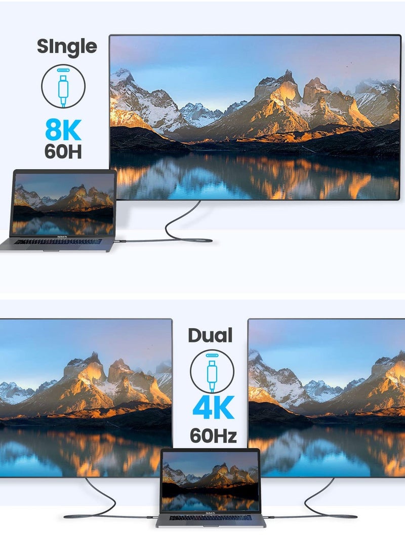 Cable For Thunderbolt 4 Right Angle 0.98ft 40gbps Usb C To Usb C Cable With 100w Charging Display 8k 60hz For Macbooks Ipad Pro