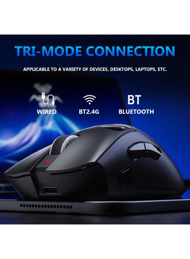 أولا فأرة AULA Sc620 اللاسلكية للرياضات الإلكترونية بتقنية البلوتوث، فأرة RGB ثلاثية الوضع، فأرة مريحة وخفيفة الوزن، ملحقات ألعاب الكمبيوتر، هدية - Image 2