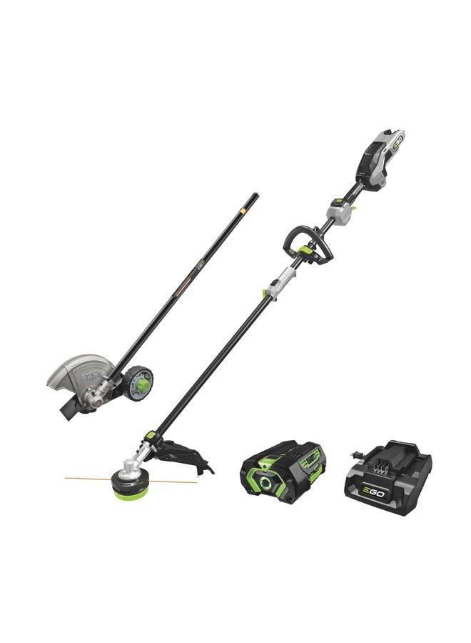 EGO Power+ طقم كومبو متعدد الرؤوس EGO MHC1603 16 بوصة 56 فولت من قماش الكربون مع POWERLOAD™ وملحق حافة من قماش الكربون 8 بوصة ورأس طاقة 56 فولت، بطارية 4.0Ah وشاحن 320W متضمن - Image 1