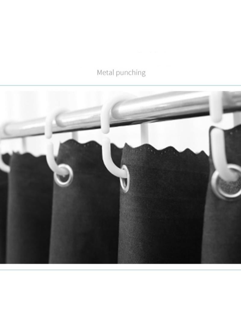Dormitory bed curtains, student dormitories with physical shading bed curtains 1.35 * 2m 2pcs, with dust-proof top cloth - Image 2