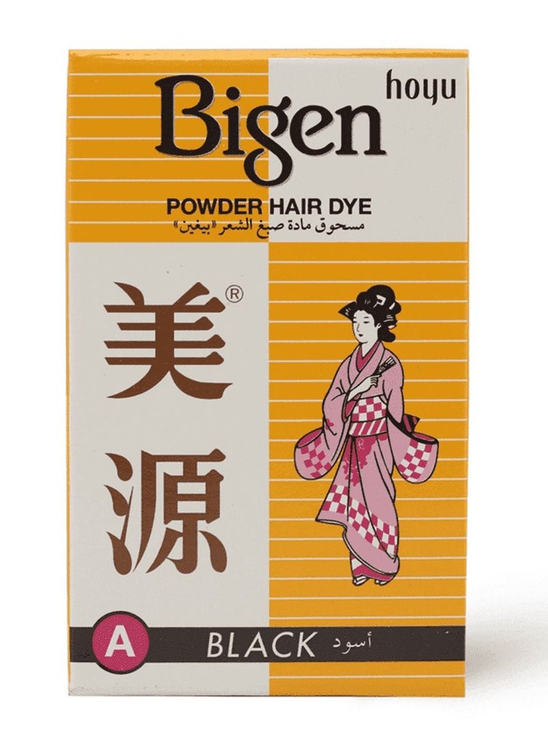 بايجن مسحوق مادة صبغ الشعر اسود 6 جرام - Image 1