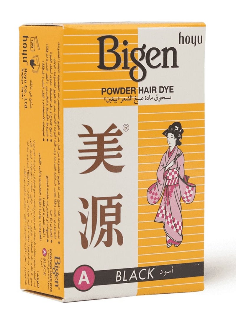 بايجن مسحوق مادة صبغ الشعر اسود 6 جرام - Image 2