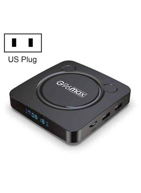 G96max Smart 4K HD Android 11.0 TV Box, Amlogic S905W2 Quad Core ARM Cortex A35, Support Dual Band WiFi, HDMI, RJ45, Capacity:4GB+64GB(US Plug)