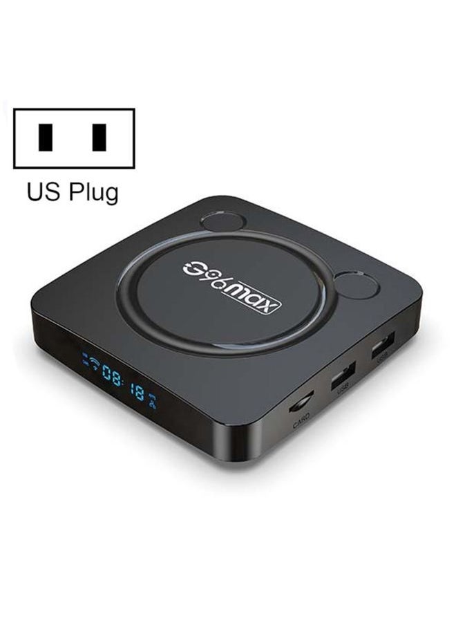 G96max Smart 4K HD Android 11.0 TV Box, Amlogic S905W2 Quad Core ARM Cortex A35, Support Dual Band WiFi, HDMI, RJ45, Capacity:4GB+64GB(US Plug)