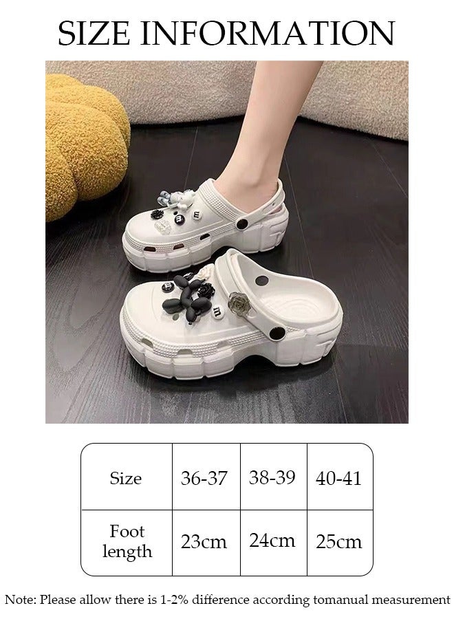 DUNISO Women's Sandals Bath Slippers Quick Drying Slide Sandal Non-Slip Soft Shower Slippers Spa Bath Pool Gym House Slippers Beach Sandals for Indoor & Outdoor  - Image 4