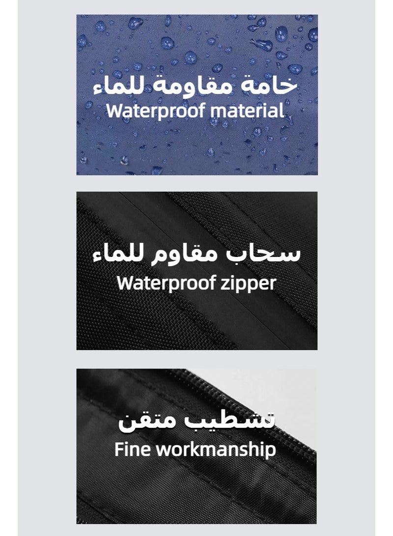 Travel Bathroom Bags with Two Compartments, Toiletry Bag, Travel Organizer Kit, Outdoor Wash Bag, Portable Storage Bag, Bathroom Bag, Water Resistant Shaving Bag with Large Capacity - Image 5