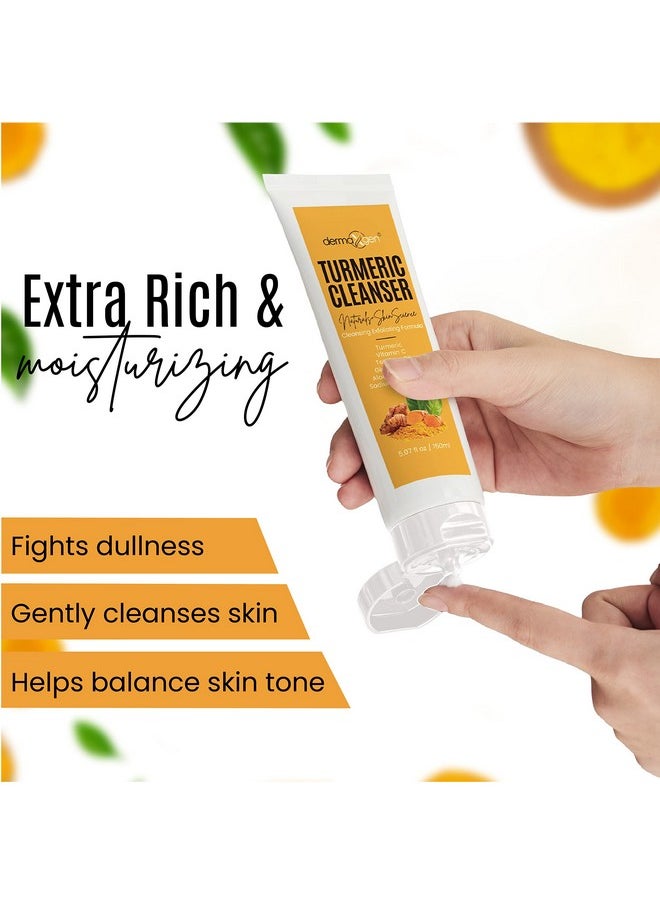 Turmeric Facial Cleanser Natural Anti Aging Exfoliating Nourish & Glowing Cleanser For Clearing Acne Scars Age Spots Sun Damage Discoloration 5 Oz - pzsku/Z9353EAB1D430B1EB6E74Z/45/_/1720445476/725135eb-05ad-497c-81d1-9911664a55a7