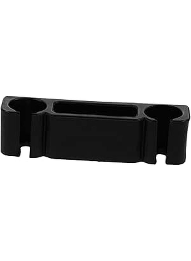 Car Cable Organizer Adhesive Clips Wire Manager Easy Install Black 4 Pack - Image 1