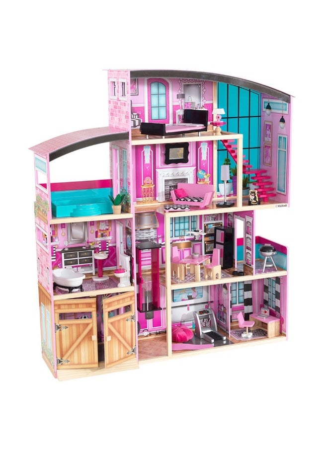 KidKraft Kidkraft Shimmer Mansion Dollhouse  - Image 1
