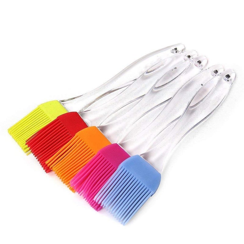 Uniwit Silicone Basting Pastry  BBQ Brush Set  Uniwit 5 PCS Silicone BBQ Pastry Oil Brush Turkey BasterBarbecue Utensil use for Grilling and Marinating 689  128LW 