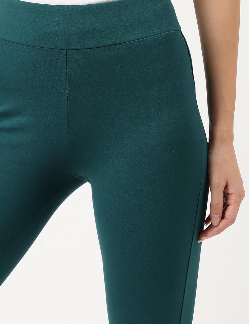 Marks & Spencer Flared High Waist Jeggings T573956KPEACOCK (S) - Image 4