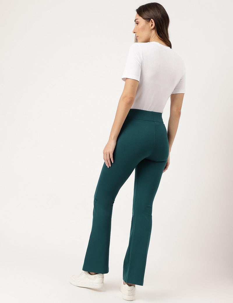 Marks & Spencer Flared High Waist Jeggings T573956KPEACOCK (S) - Image 3
